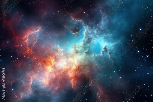 background with stars and nebula in space