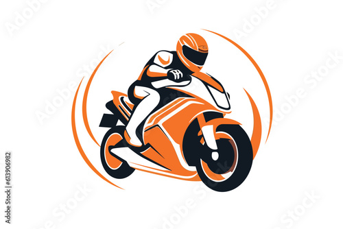 motorcycle modern need vector illustration white background.