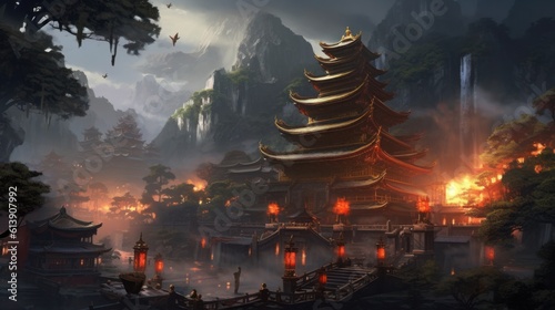 Chinese Style Fantasy Game Artwork