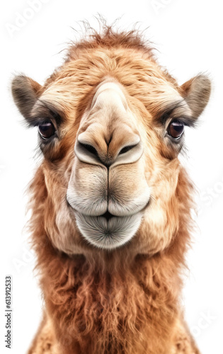 Portrait of a camel on a transparent background © Tran