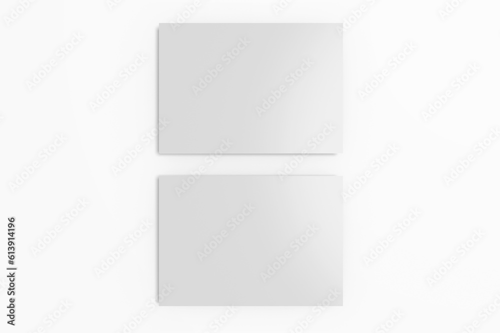 Business Card on White Background Business Card on White Background