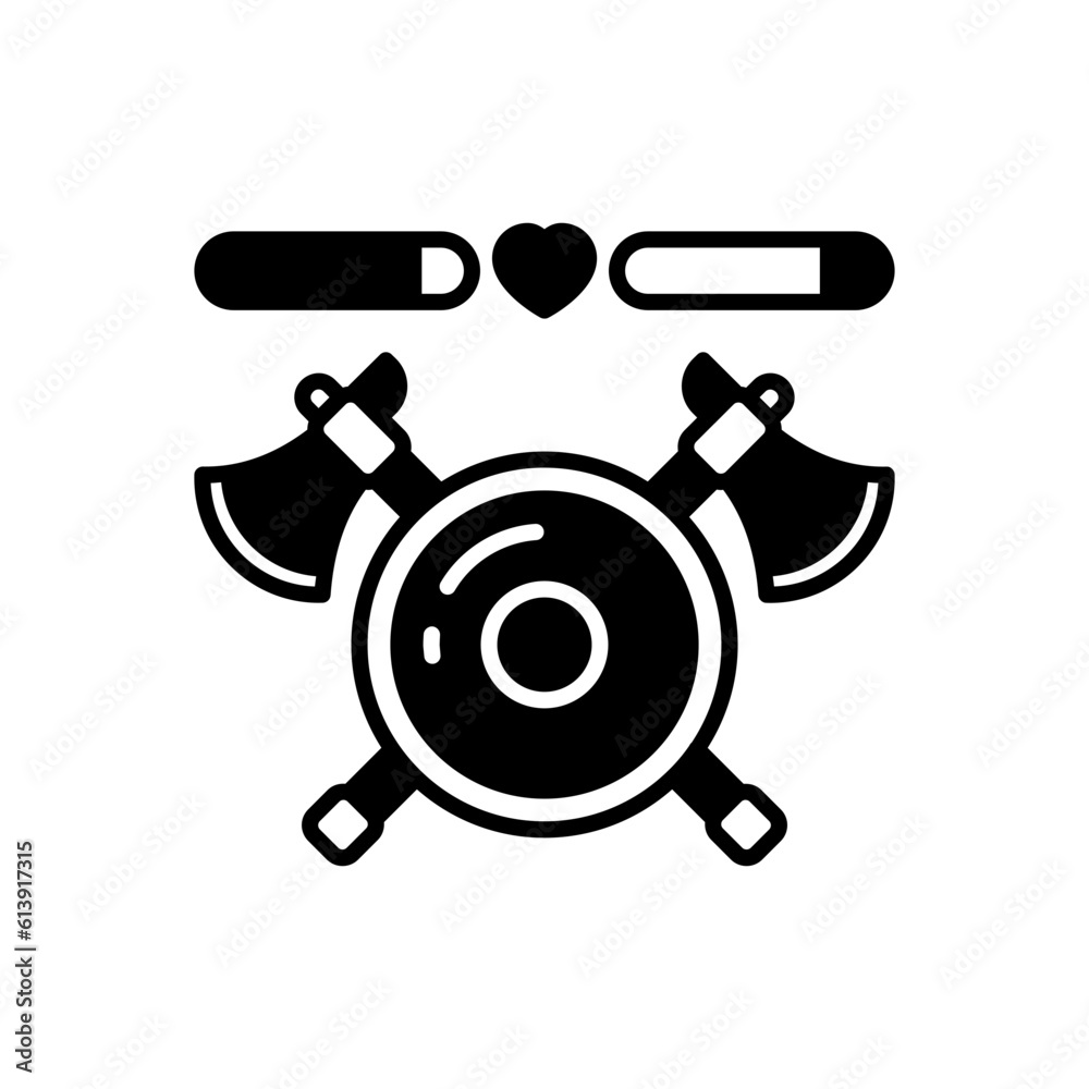 Role playing games icon in vector. Illustration Role playing games icon in vector. Illustration