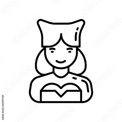 Esports cosplay icon in vector. Illustration
