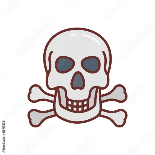 Game Over icon in vector. Illustration