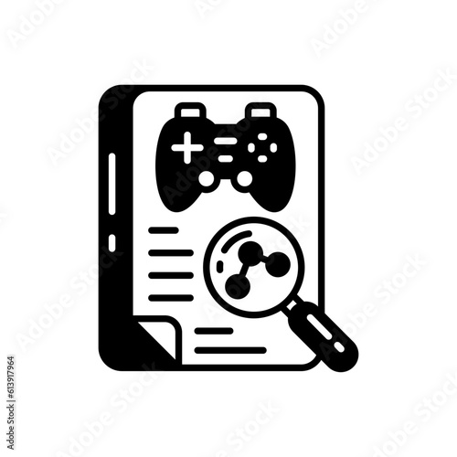 Esports analysts icon in vector. Illustration