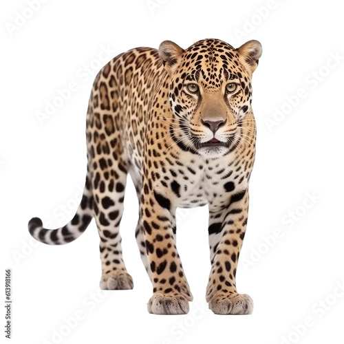 tiger looking isolated on white