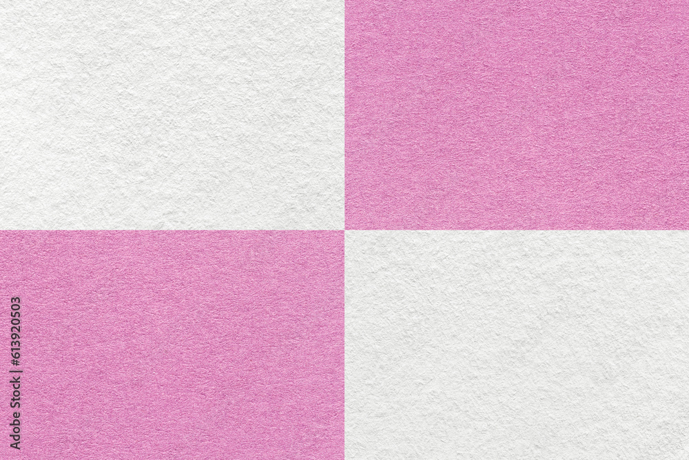 Texture of craft white and light lilac paper background with cells pattern, macro. Vintage kraft purple cardboard. Texture of craft white and light lilac paper background with cells pattern, macro. Vintage kraft purple cardboard.