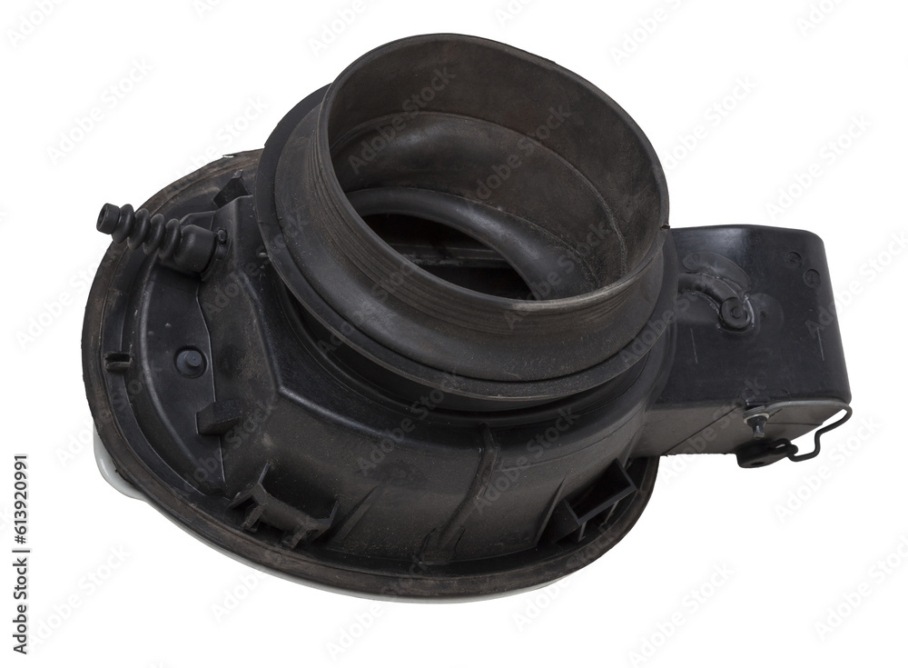 Obraz premium gas tank cover spare part for sale at a car service or at an auto-parsing.