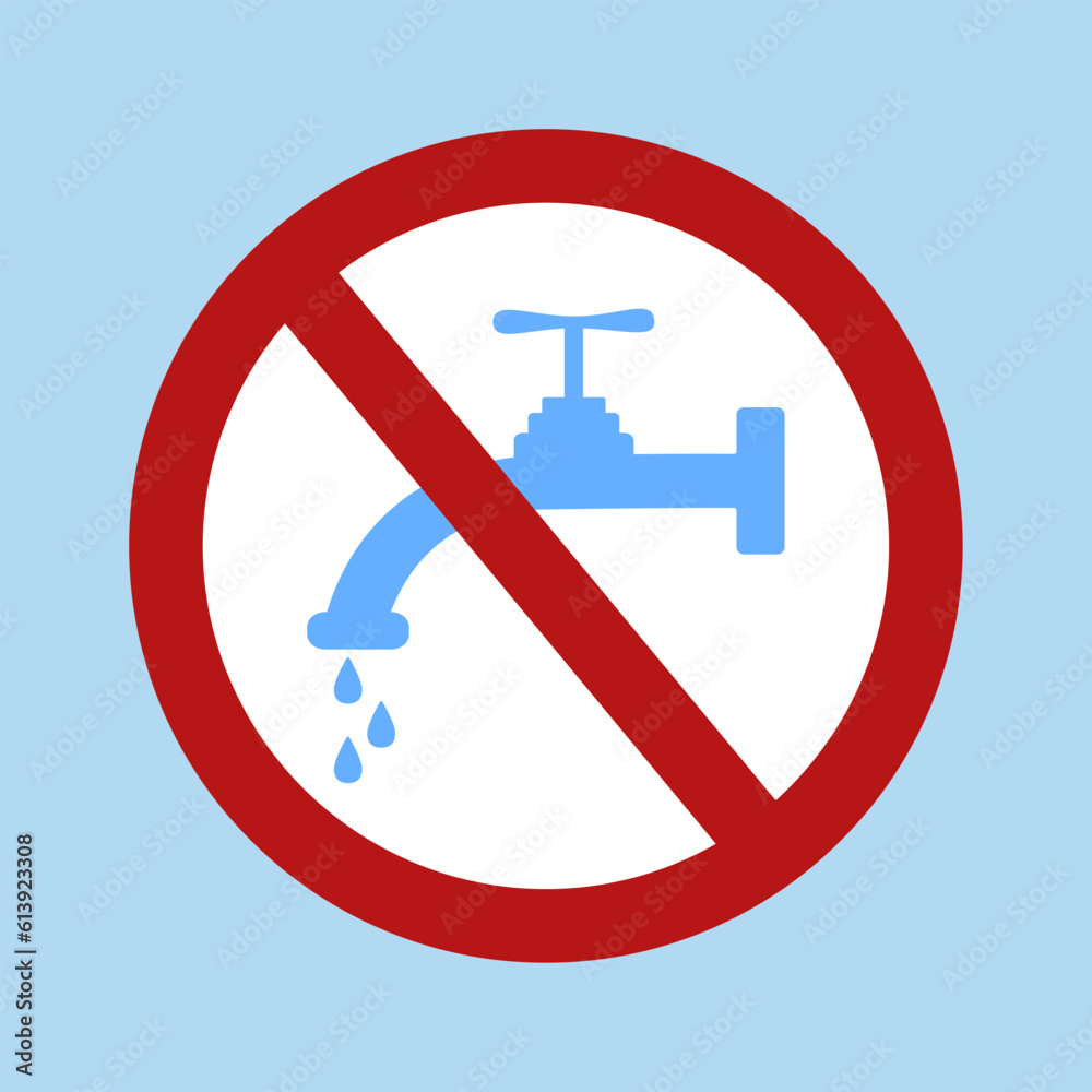 An illustration about saving water resources. The concept of water resources. Protect water resources. Flat illustration An illustration about saving water resources. The concept of water resources. Protect water resources. Flat illustration