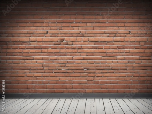 Brick wall background By generative AI