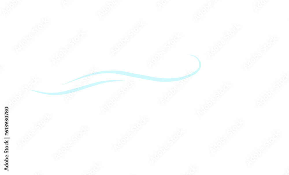 Vector illustration of wind icon Vector illustration of wind icon