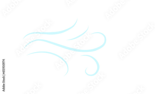 Vector illustration of wind icon 