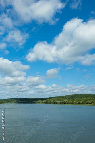 Landscape, view of the lake and the shore. Background for design © Kozlik_mozlik
