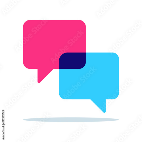 chat bubble icon design vector
