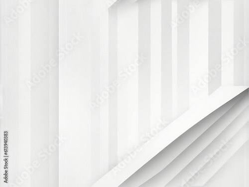 White luxury background with grey shadow diagonal stripes. Light elegant dynamic abstract BG. Trendy geometric neumorphism. Universal minimal 3d sale modern backdrop ai generate © Shaahanara