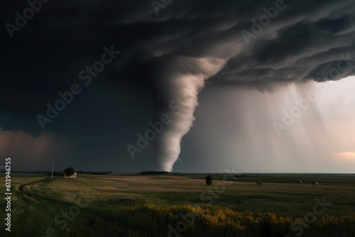 Huge tornado sweeps across country, Generative AI