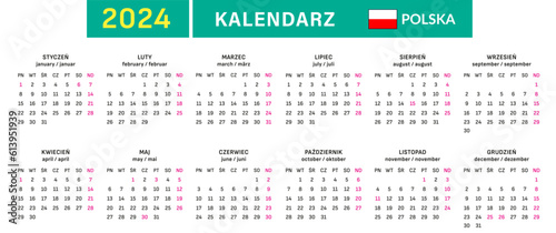 Kalendarz skrócony roczny 2025
