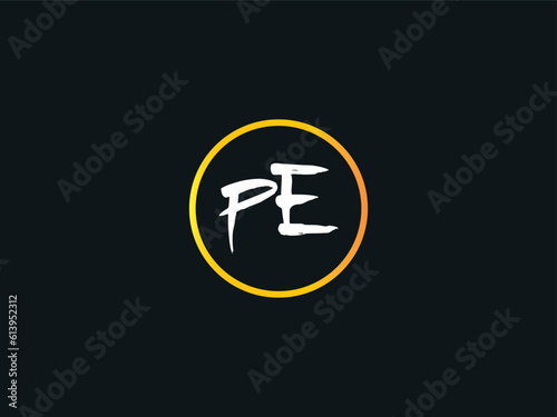 Premium Vector PE Brush Logo Template For You