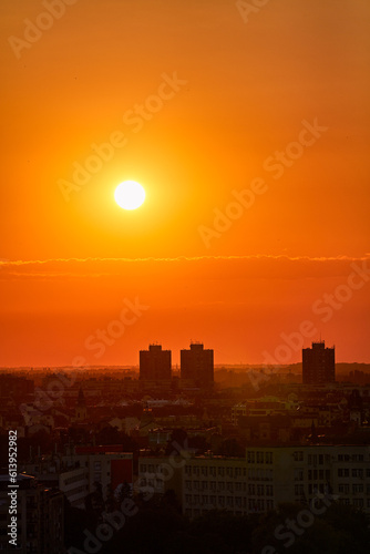 Urban heat island - heat wave