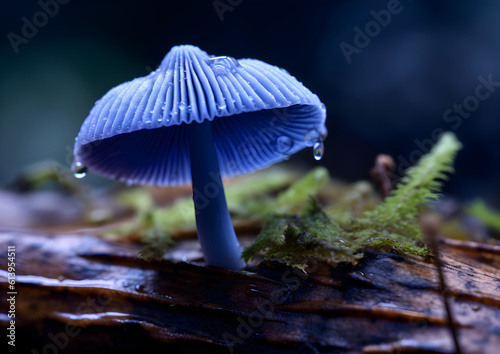 Indigo Milk Cap mushroom