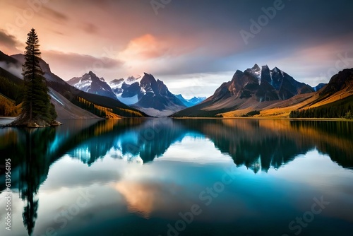 lake in the mountains