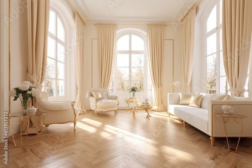 beautiful apartment, interior,Generative AI © Azar