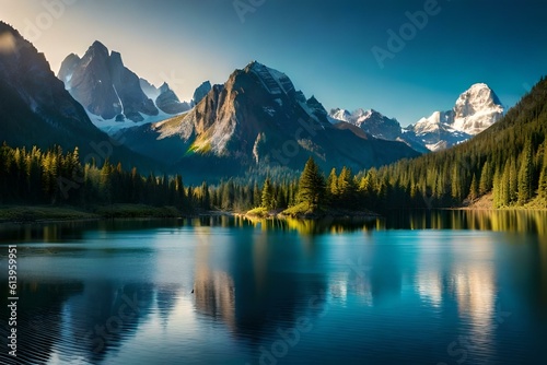 lake and mountains © Rabia