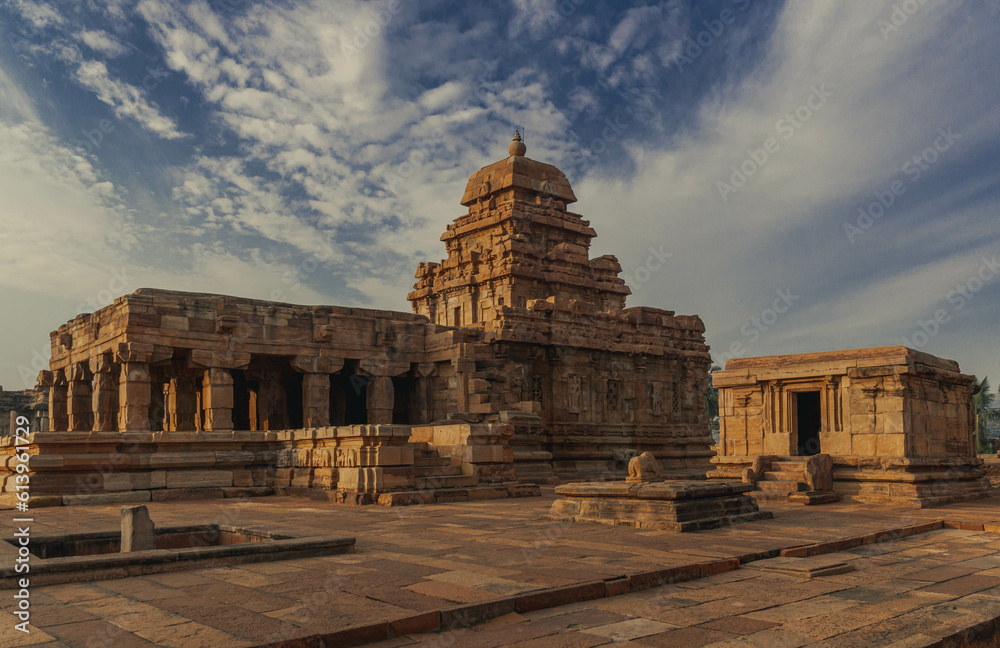 Pattadakal in northern Karnataka, India is an ancient complex of Hindu and Jain temples from the 7th and 8th centuries AD.