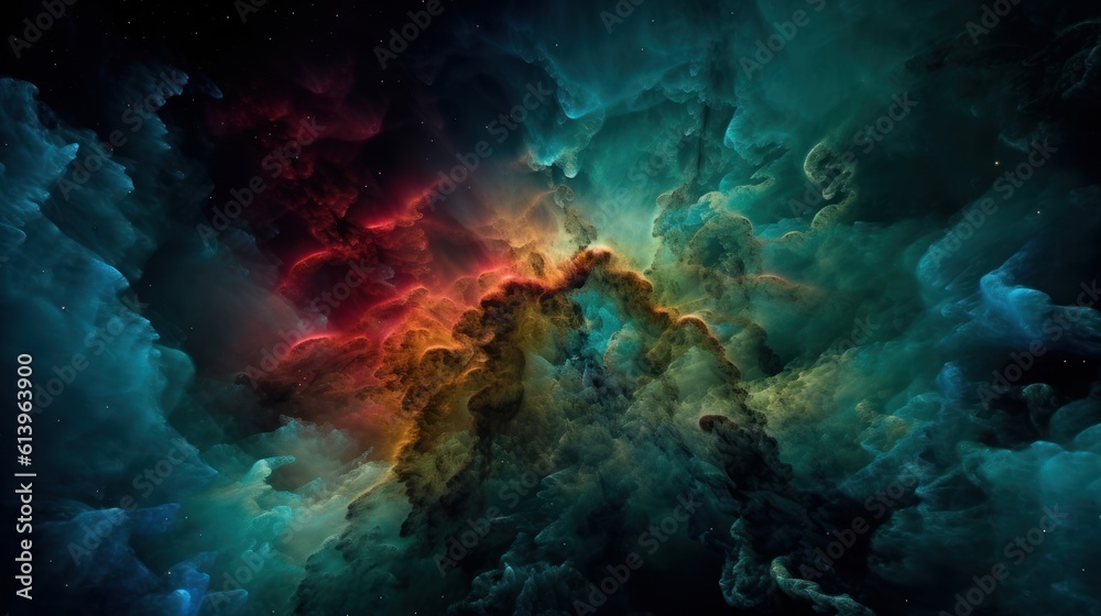 Fototapeta premium colorful fluid explosion