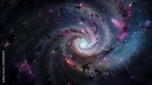 beautiful spiral shaped galaxy