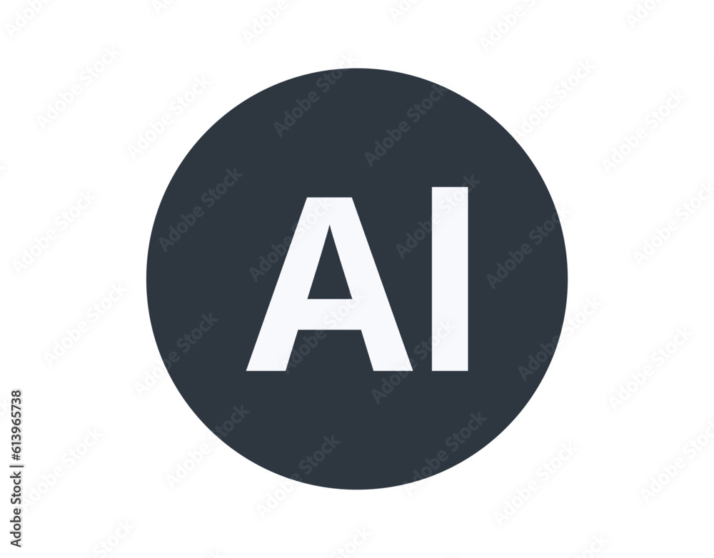 Isolated Aluminium Chemical Element in a Circle.
