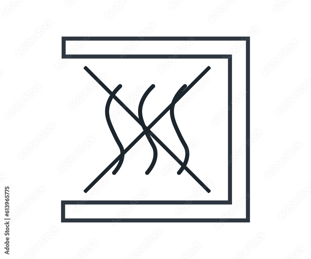 Non Pyrogenic Fluid Path Symbol. 