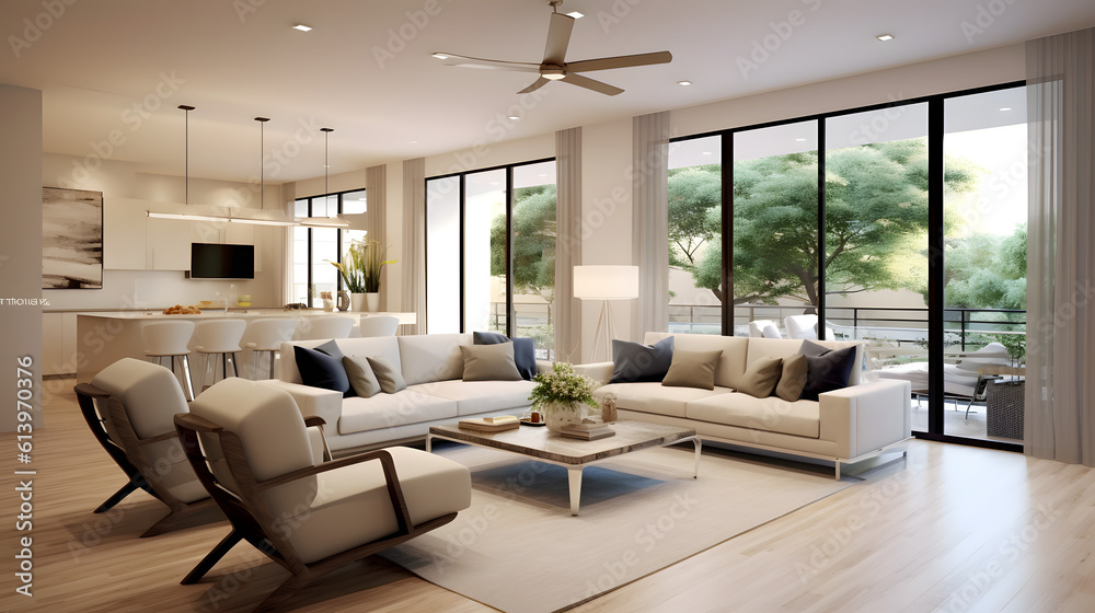 Fototapeta premium Selling like Hotcakes: The Allure of Modern Minimalism in Visual Delights