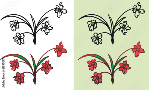 Withered flowers torn to pieces