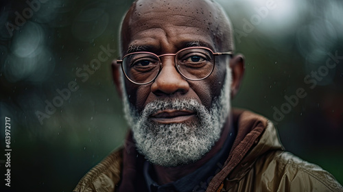 Mature fit African American man. © PaulShlykov