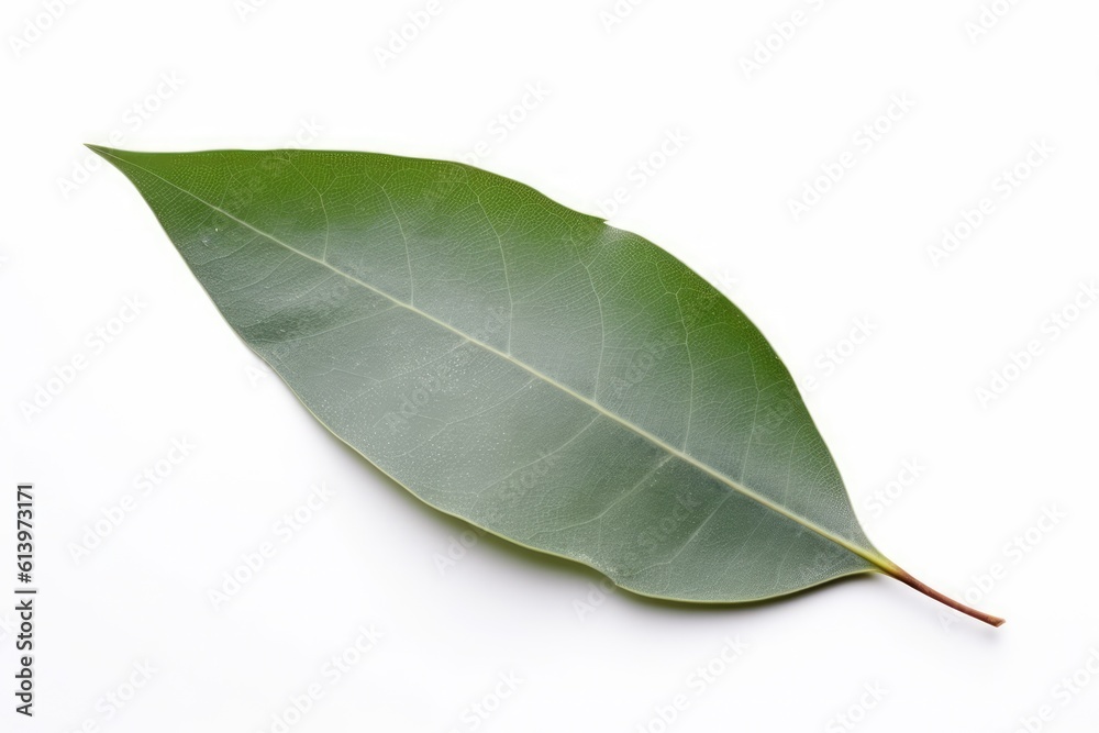 Obraz premium decorative_leaves_of_green_eucalyptus_in_watercolor
