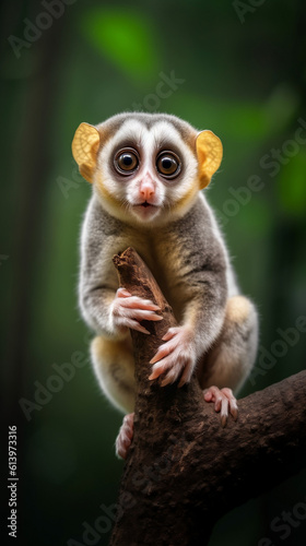 lemur on tree