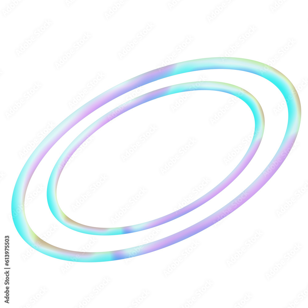 Circles Iridescent holographic geometric shape in neon colors Png file with transparent background Circles Iridescent holographic geometric shape in neon colors Png file with transparent background