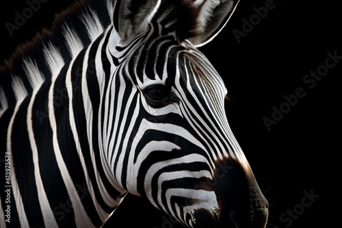 Zebra close up