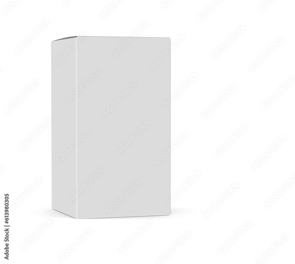 Blank White Supplement Bottle Box 3D illustration Blank White Supplement Bottle Box 3D illustration