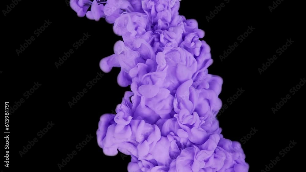 Enchanting Ink Dance: Dynamic Motion of Purple, Lilac, and White Pigments Enchanting Ink Dance: Dynamic Motion of Purple, Lilac, and White Pigments