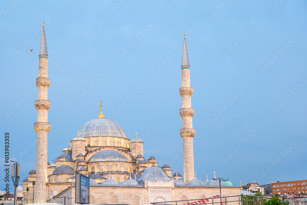 Yeni Cami (New Mosque) in Eminonu Istanbul, Turkey