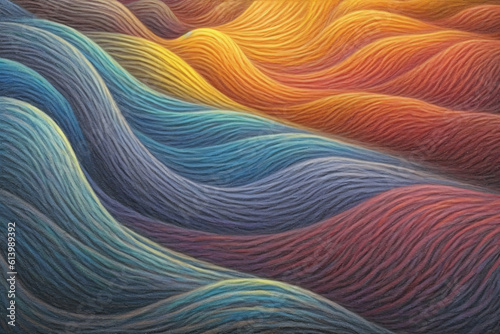 broadly hatched color field chalk drawing as background
