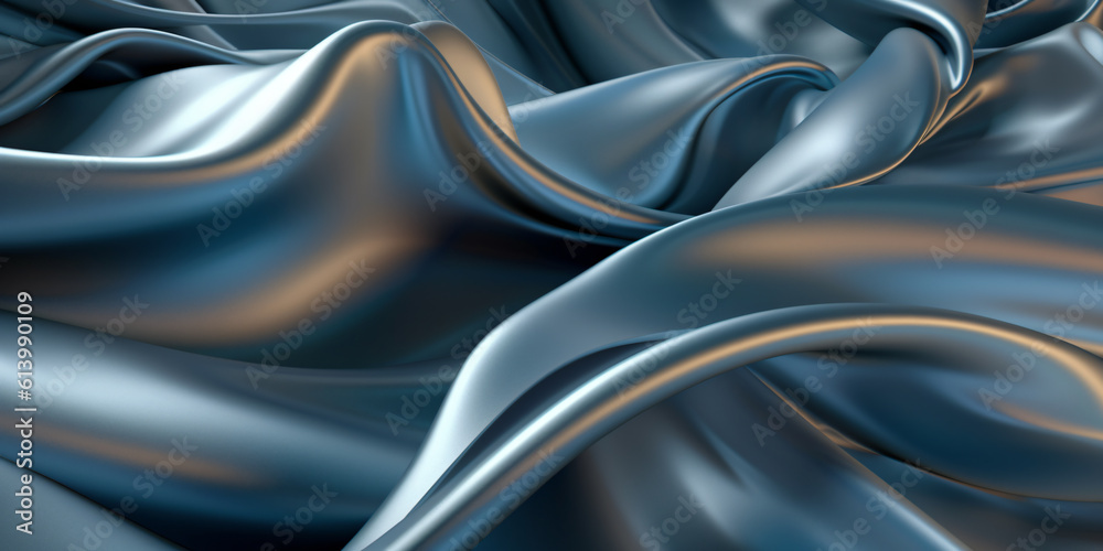 dark silver metalic colored bright fabric like satin as background dark silver metalic colored bright fabric like satin as background