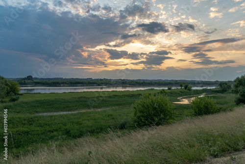 Sunset over the Vistula