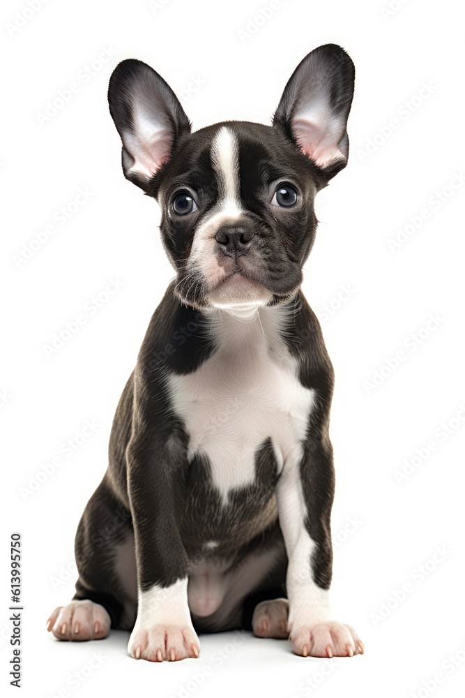 puppy_sitting_up_on_a_white_background