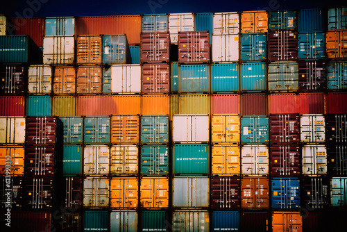 containers in the port ai generative art