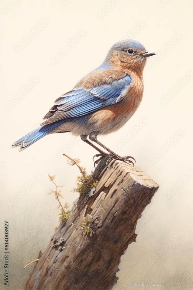 Lilac breasted roller. AI generated art illustration. Lilac breasted roller. AI generated art illustration.