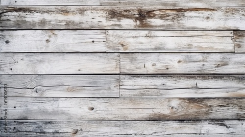White wooden planks texture Generative AI