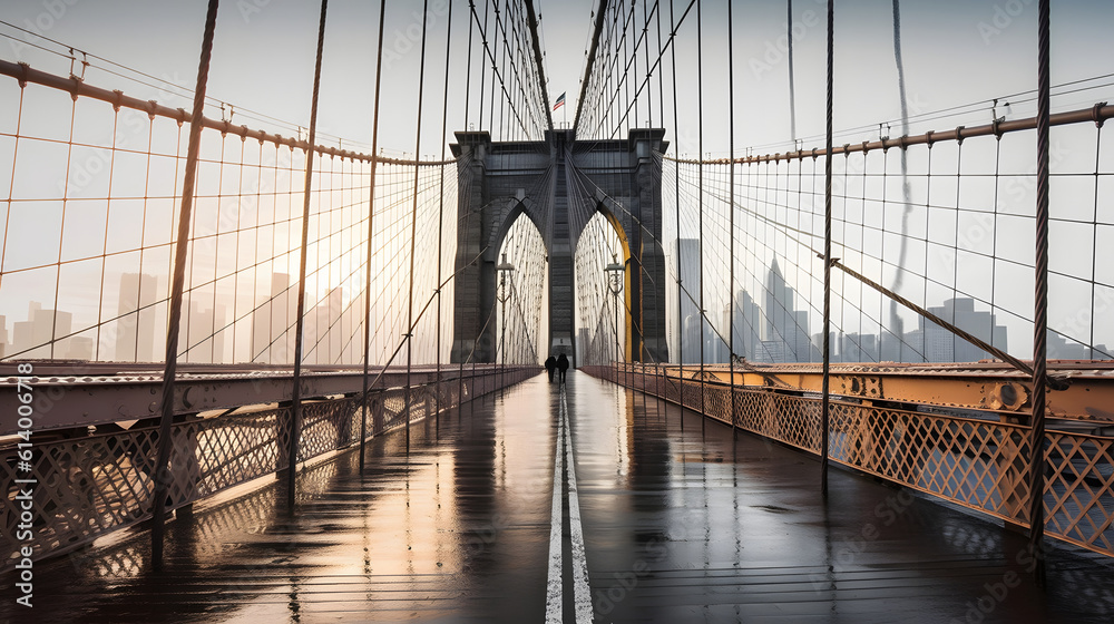 Obraz premium Brooklyn Bridge in New York City USA